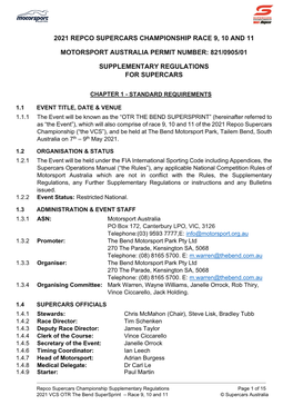 2021 Repco Supercars Championship Race 9, 10 and 11