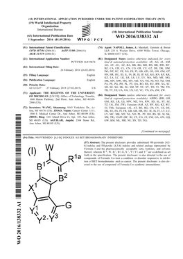 WO 2016/138332 Al 1 September 2016 (01.09.2016) P O P C T