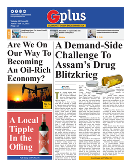 A Demand-Side Challenge to Assam's Drug Blitzkrieg