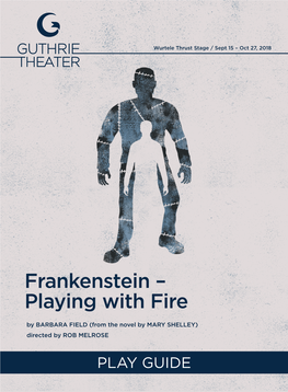 Frankenstein – Playing with Fire by BARBARA FIELD (From the Novel by MARY SHELLEY) Directed by ROB MELROSE