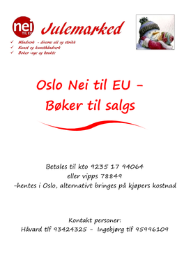 Oslo Nei Til EU 2004