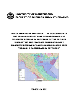 Integrated Study to Support Skadar Lake of Biosphere Reserve