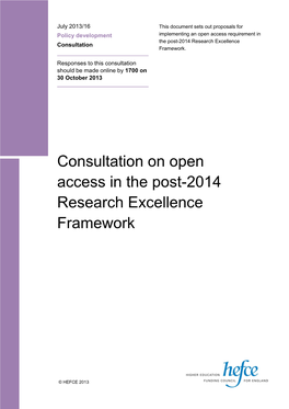 RGS-IBG Response to Open Access Post REF2014