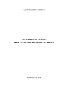Breve Estudo Sobre a Identidade No Paraguai
