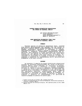Mosseae, Sclerocystis Clavispora, S. Rubiformis, S. Sinuosa, Acaulospora Delicata, A