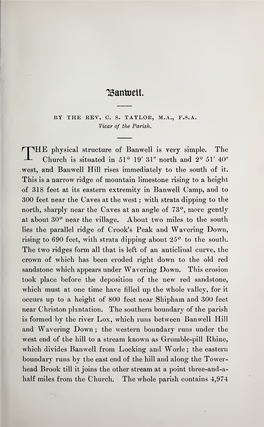 Taylor, C S, Banwell, Part II, Volume 51