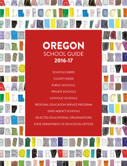 Oregon School Guide 2016-17