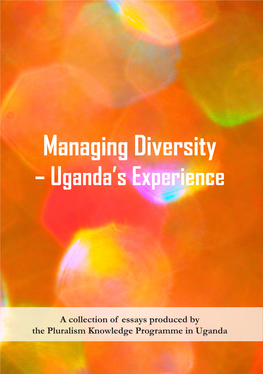 Managing Diversity – Uganda’S Experience 
