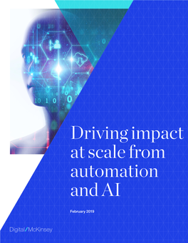 Driving Impact at Scale from Automation and AI