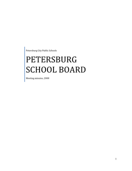 Petersburg School Board