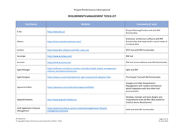 PPI-005107-8 Requirements Management Tools 190403