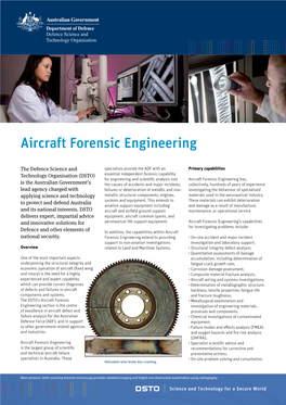 Aircraft Forensic Engineering