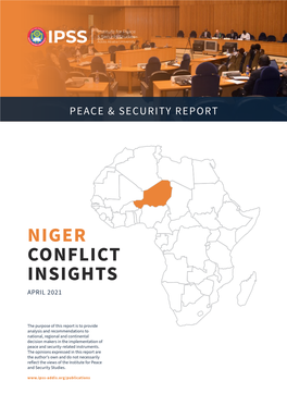 Niger Conflict Insights April 2021