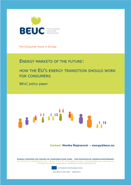 How the Eu's Energy Transition Should Work for Consumers