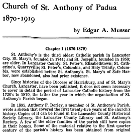 Church of St. Anthony of Padua 1870-1919 by Edgar A