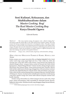 The Real Master Cooking Boy Karya Etsushi Ogawa