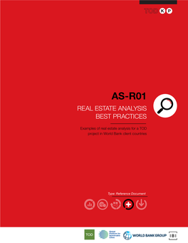 As-R01 Real Estate Analysis Best Practices