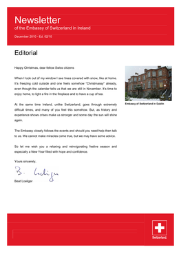 Newsletter December 2010