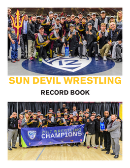 SUN DEVIL WRESTLING RECORD BOOK Mission and Values Sun Devil Wrestling
