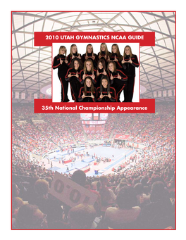 35Th National Championship Appearance 2010 Utah Gymnastics