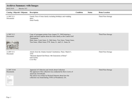 Archives Summary with Images 08/02/2019 Matches 651