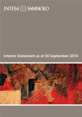 Interim Statement As at 30 September 2014 Worldreginfo - 72Fcf2e3-Bb0c-405E-A189-48A67d4722c3 Worldreginfo - 72Fcf2e3-Bb0c-405E-A189-48A67d4722c3