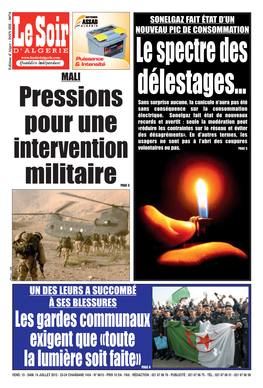 Condoleancesr CONDOLÉANCES Cela Fait Une Année, Le DAIRA DE BENI DOUALA Le Président D D