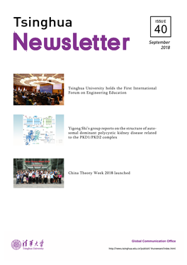 Tsinghua Newsletter Issue 40.Pdf