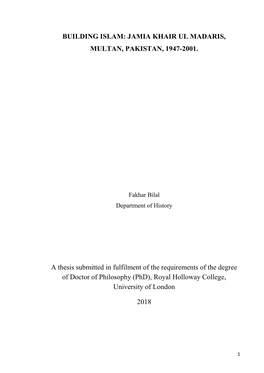 Final Thesis