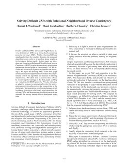 Solving Difficult Csps with Relational Neighborhood Inverse Consistency