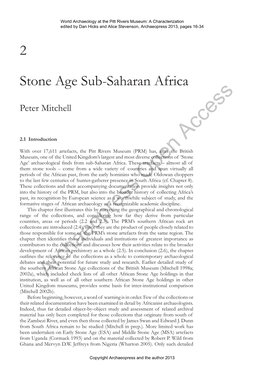 Stone Age Sub-Saharan Africa