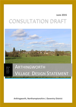 Arthingworth Village Design Statement