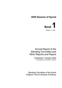 Synod 2020: Book 1