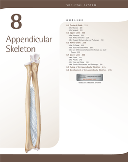 Appendicular Skeleton 245 8.6 Development of the Appendicular Skeleton 245