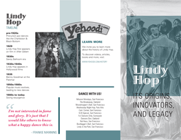 Lindy Hop Trifold.Indd