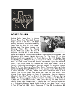 Bobby Fuller