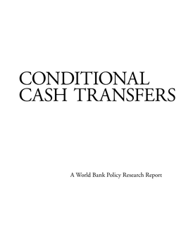 Conditional Cash Transfers