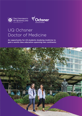 UQ Ochsner Doctor of Medicine