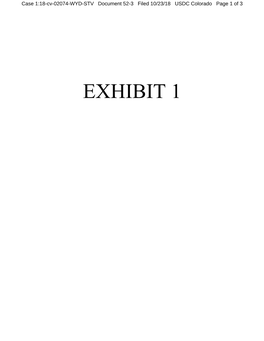 EXHIBIT 1 Civil Rights Casecommission 1:18-Cv-02074-WYD-STV | Department of Regulatory Agencies Document 52-3 Filed 10/23/18 USDC Colorado Page 2 of 3