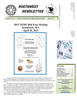 Northwest Newsletter Vol 53, No