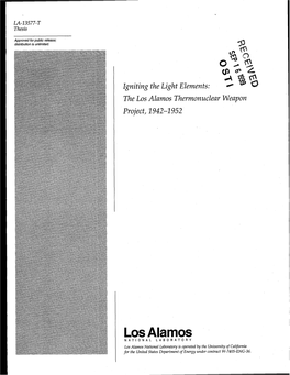 Los Alamos Thermonuclear Weapon Project, 1942-1952