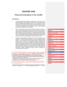CHAPTER ONE Historical Antecedents to the Conflict