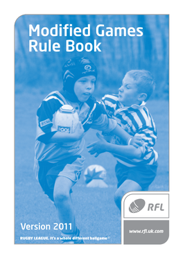 Modified Games Rule Book