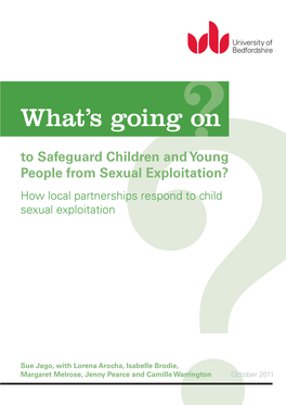 What's Going on to Safeguard Children and Young People from Sexual