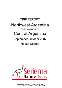 Northwest Argentina Central Argentina