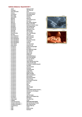 Setliste Götzlive Stand 04/2011