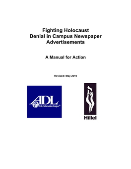 Fighting Holocaust Denial in Campus Newspaper Advertisements