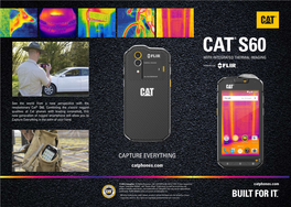 Cat ® S60 with Integrated Thermal Imaging