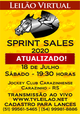 SPRINT SALES O Grande Leilão Do Rio Grande