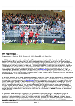 Page 1/2 Stade Abbé Deschamps